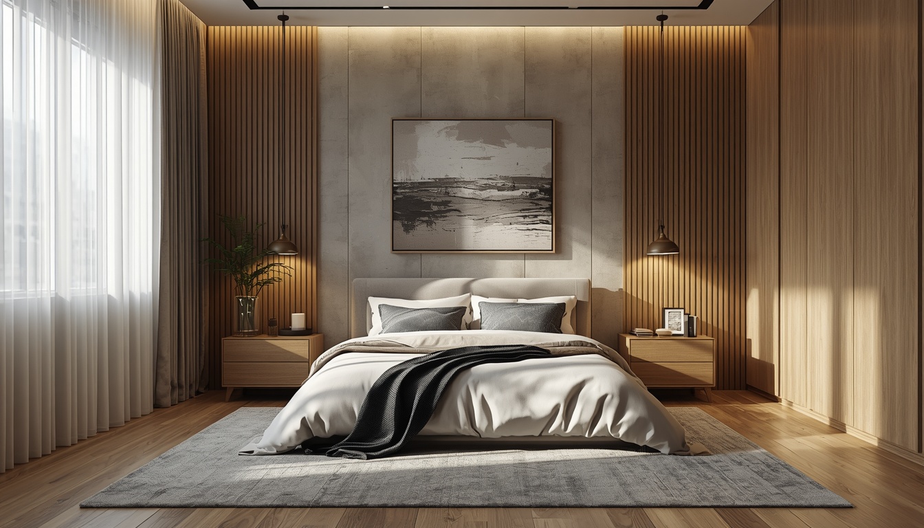 Washrinseneck ambient bedroom with soft lighting
